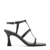 Dennie Strappy Leather Dress Sandal - Black Leather / Marc Fisher Online