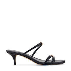 Baizel Leather Mule Sandal - Black Leather / Marc Fisher On Sale
