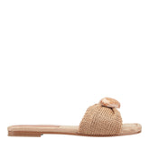 Nalena Flat Slide Sandal - Natural / Marc Fisher Discount