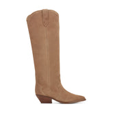 Ander Leather Western Boot - Medium Natural Suede / Marc Fisher Online