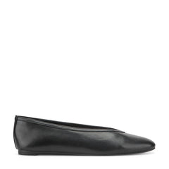 Gradi Leather Ballet Flat - Black Leather / Marc Fisher Sale