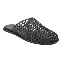Lynzi Woven Leather Mule - Black Leather / Marc Fisher For Sale
