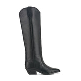 Ander Leather Western Boot - Black Leather / Marc Fisher Outlet