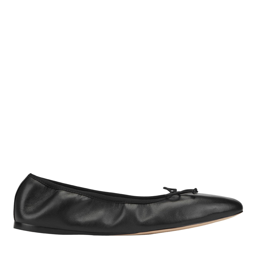 Amellie Leather Ballet Flat - Black Leather / Marc Fisher For Sale