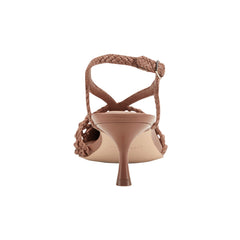 Reagan Woven Leather Pump - Natural Leather / Marc Fisher Discount