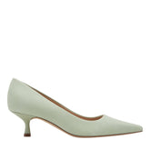 Calynna Leather Kitten Heel Pump - Mint Suede / Marc Fisher Sale