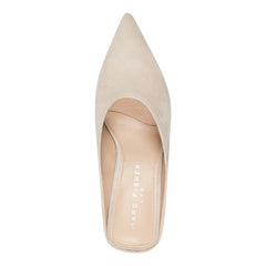 Malley Leather Wedge Mule - Natural Suede / Marc Fisher Discount