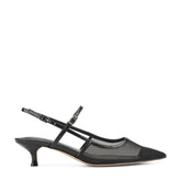 Ceddy Kitten Heel Slingback Pump - Black Mesh / Marc Fisher For Sale