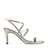 Denzi Strappy Leather Sandal - Platino Leather / Marc Fisher Outlet