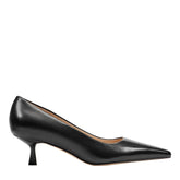 Calynna Leather Kitten Heel Pump - Black Leather / Marc Fisher For Sale
