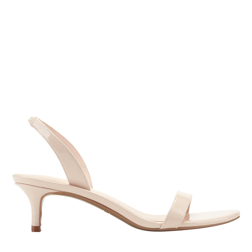 Salla Slingback Kitten Heel Sandal - Blush Patent / Marc Fisher On Sale