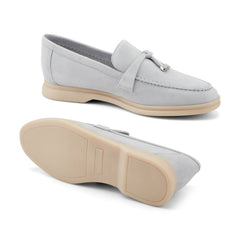 Yanelli Casual Leather Loafer - Light Blue Suede / Marc Fisher Sale