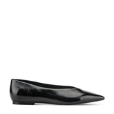 Casee Leather Flat - Black Patent Leather / Marc Fisher Discount