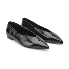 Casee Leather Flat - Black Patent Leather / Marc Fisher Discount
