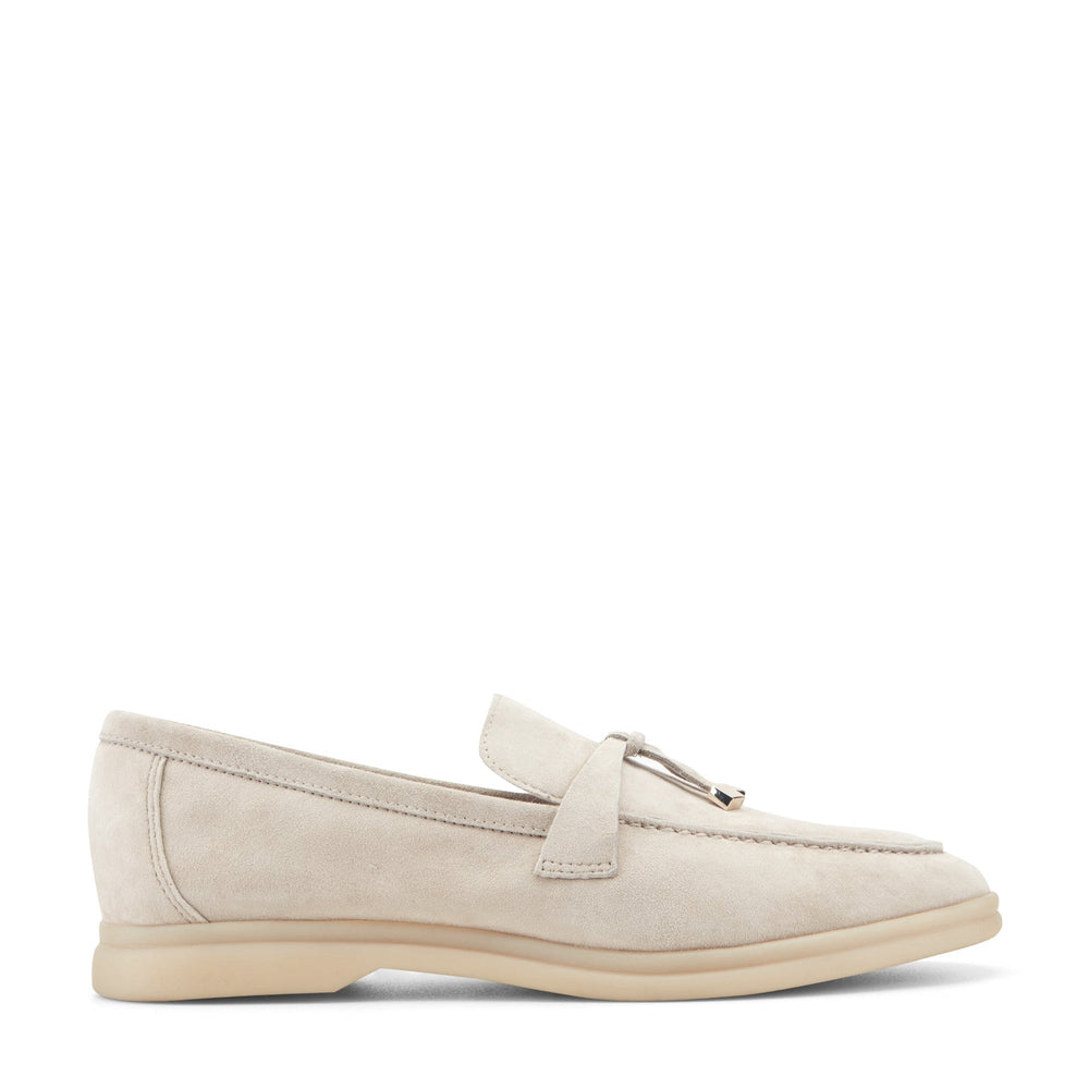 Yanelli Casual Leather Loafer - Taupe Suede / Marc Fisher Online