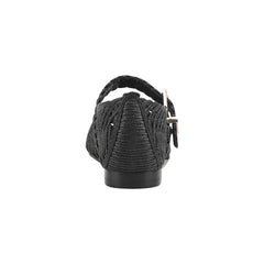 Emillia Woven Mary Jane Ballet Flat - Black / Marc Fisher Discount