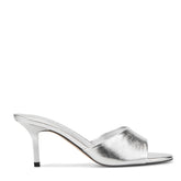 Finny Leather Mule Sandal - Silver Leather / Marc Fisher Outlet