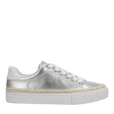 Spryng Platform Laceup Sneaker - Silver / Marc Fisher US