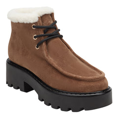 Percy Lug Sole Bootie - Brown Suede / Marc Fisher US
