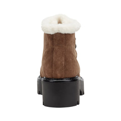 Percy Lug Sole Bootie - Brown Suede / Marc Fisher US