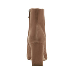 Yanara Heeled Leather Bootie - Natural Suede / Marc Fisher Online