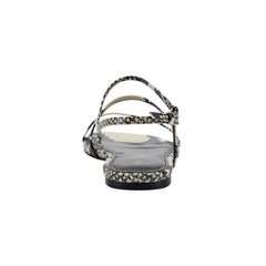 Elysha Leather Flat Sandal - Snake Printed Leather / Marc Fisher Discount