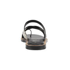 Genella Flat Leather Sandal - Snake Printed Leather / Marc Fisher Sale