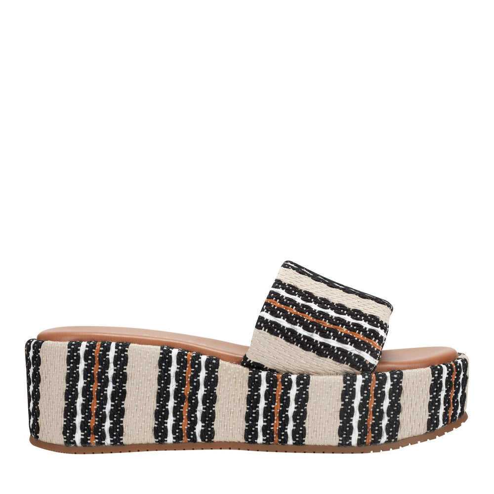 Daylin Flatform Sandal - Multi Stripe / Marc Fisher For Sale