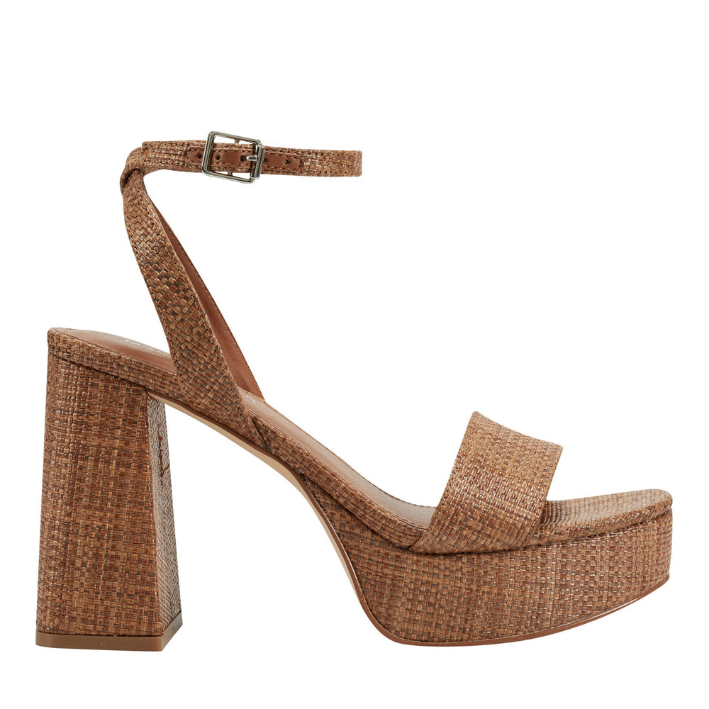 Sadel Platform Sandal - Cognac / Marc Fisher US