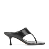Adia Leather Thong Sandal - Black Leather / Marc Fisher For Sale