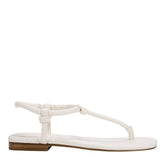 Maycee Thong Flat Leather Sandal - Chic Cream Leather / Marc Fisher Sale