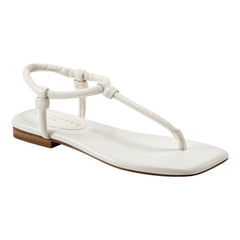 Maycee Thong Flat Leather Sandal - Chic Cream Leather / Marc Fisher Sale