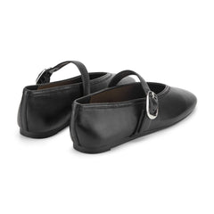 Godea Mary Jane Ballet Flat - Black Leather / Marc Fisher For Sale