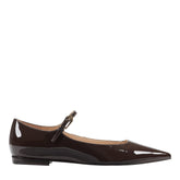 Trella Leather Mary Jane Flat - Brown Patent Leather / Marc Fisher Sale