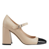 Charine Cap Toe Mary Jane - Natural/Black / Marc Fisher Online