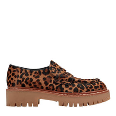 Norton Lug Sole Leather Loafer - Leopard Print Pony Hair / Marc Fisher Sale