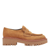 Norton Lug Sole Leather Loafer - Natural Suede / Marc Fisher Outlet