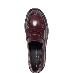 Dagman Casual Leather Loafer - Dark Red Leather / Marc Fisher Online