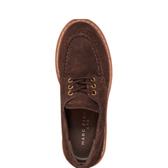 Nerida Lug Sole Leather Loafer - Brown Suede / Marc Fisher For Sale