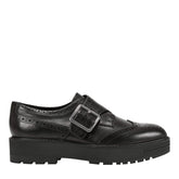 Remona Leather Monk Strap Loafer - Black Leather / Marc Fisher On Sale
