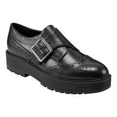 Remona Leather Monk Strap Loafer - Black Leather / Marc Fisher On Sale