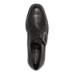 Remona Leather Monk Strap Loafer - Black Leather / Marc Fisher On Sale