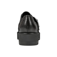 Remona Leather Monk Strap Loafer - Black Leather / Marc Fisher On Sale