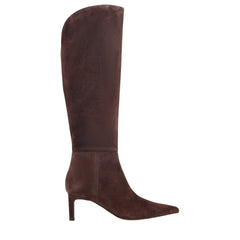 Esmee Leather Boot - Dark Brown Suede / Marc Fisher Online
