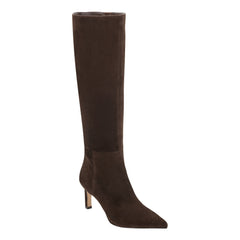 Eva Leather Boot - Dark Brown Suede / Marc Fisher US