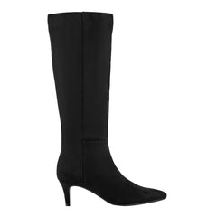 Glint Wide Calf Kitten Heel Boot - Black / Marc Fisher Online