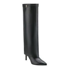 Naples Leather Boot - Black Leather / Marc Fisher Outlet