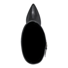 Naples Leather Boot - Black Leather / Marc Fisher Outlet