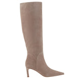 Sabrina Leather Boot - Taupe Suede / Marc Fisher On Sale