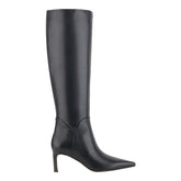 Sabrina Wide Calf Leather Boot - Black Leather / Marc Fisher Sale